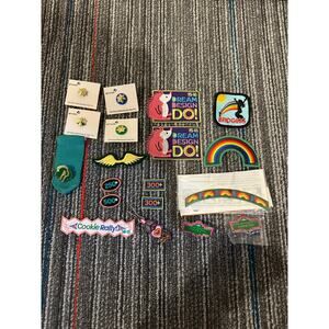 Large Girlscout badge lot - 20 pieces